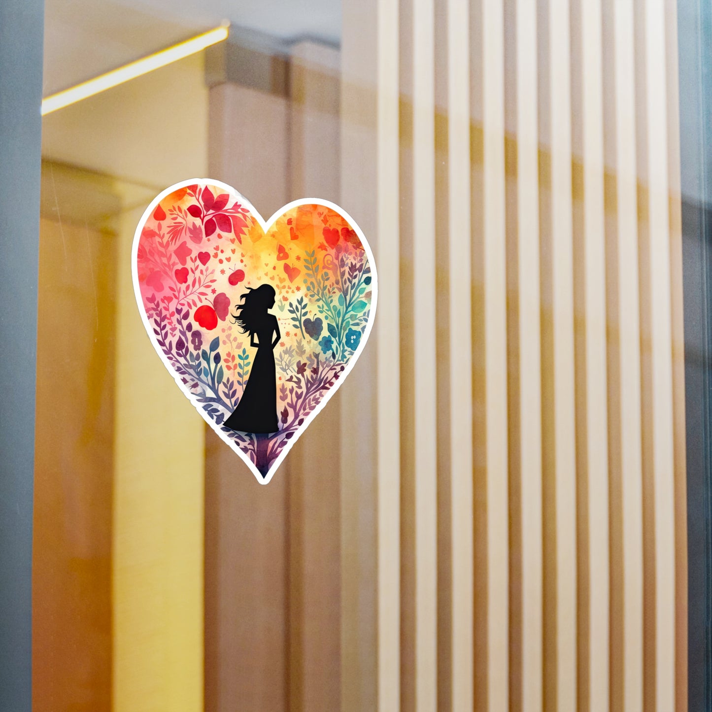 Watercolor Heart Sticker