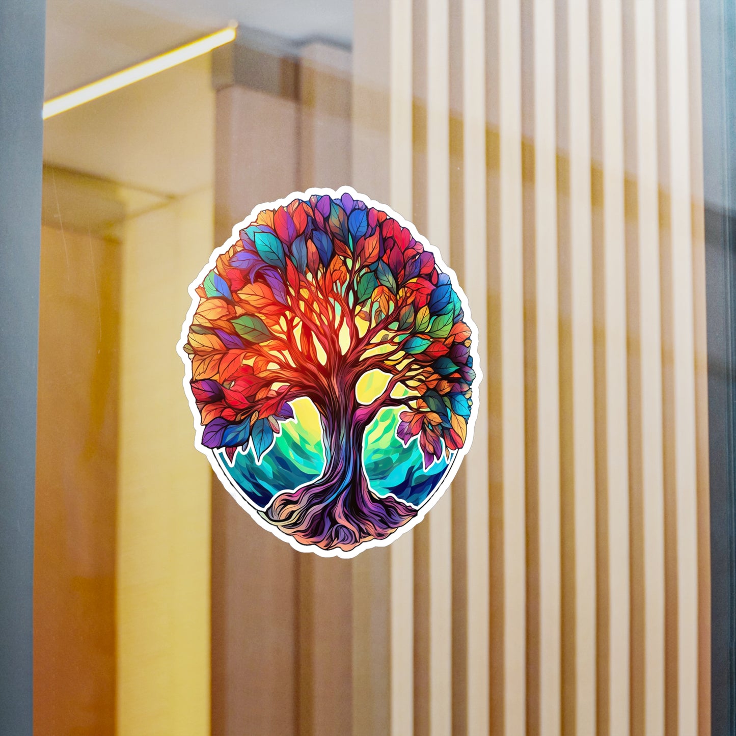 Surreal Tree of Life Sticker