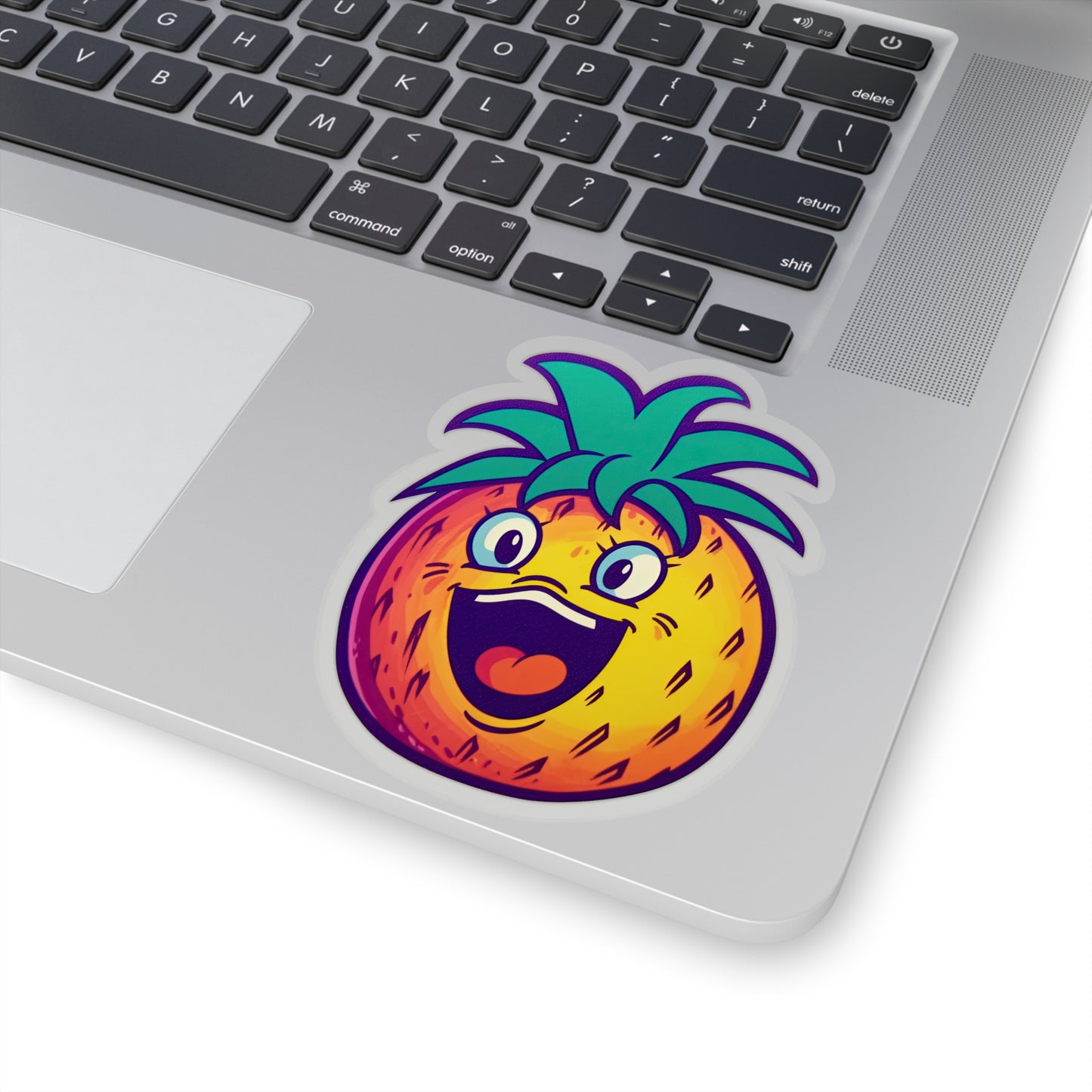 Retro Pineapple Whimsy Sticker