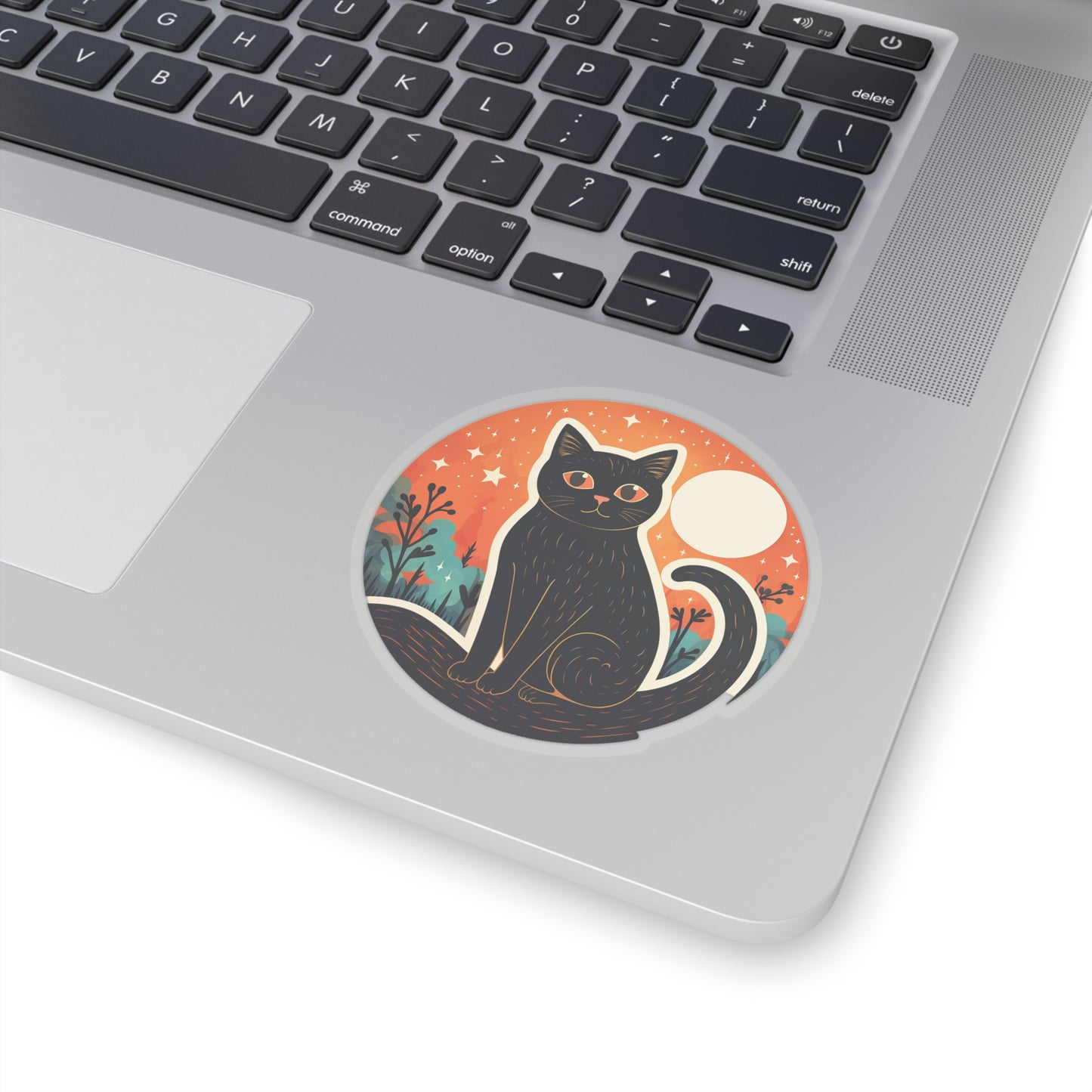 Moonlit Meow Sticker