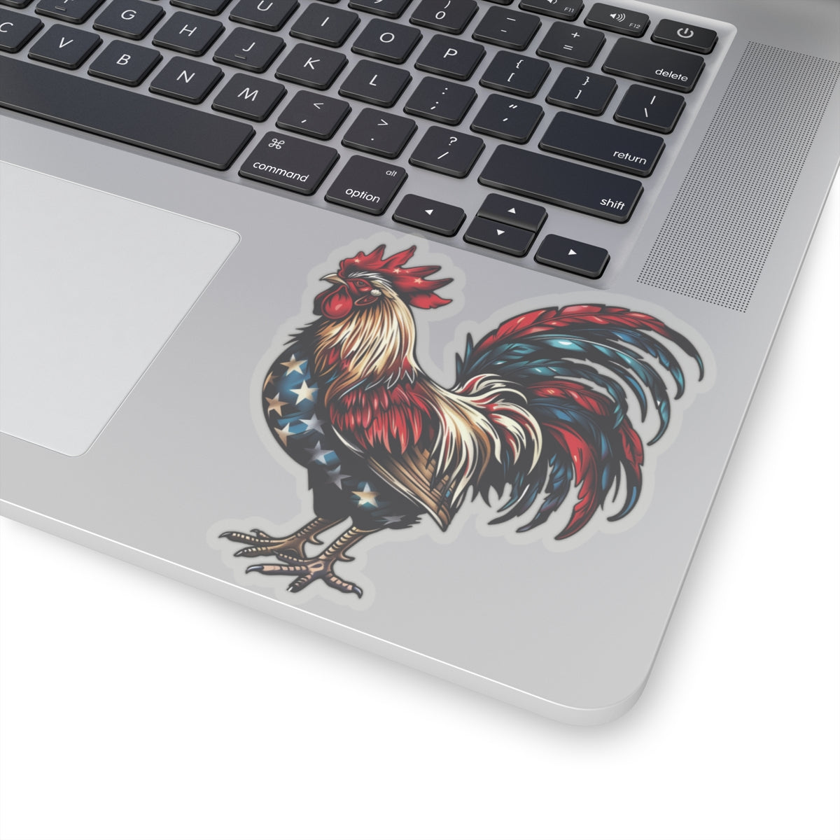 Patriotic Rooster Sticker - American Pride Collection