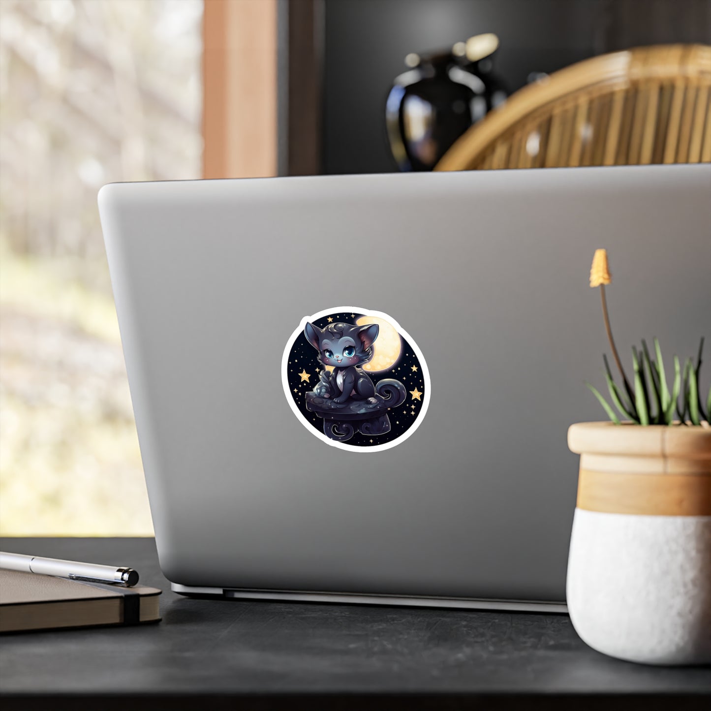 Lunar Kitty: Moonlit Magic Sticker