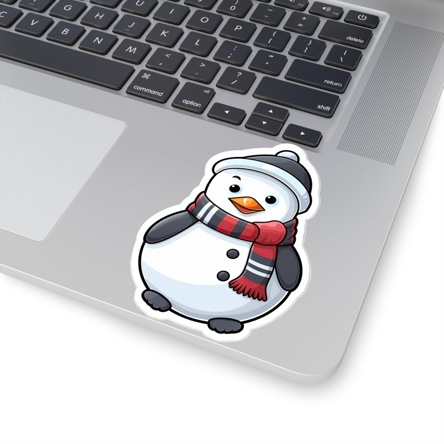 Frosty Fun in Monochrome Sticker