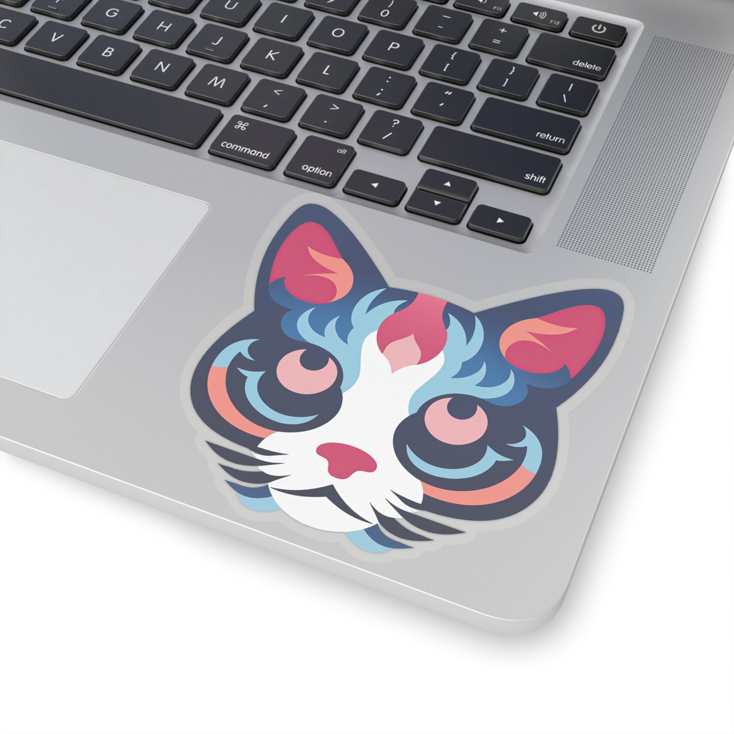 Purrfectly Adorable Cat Face Sticker