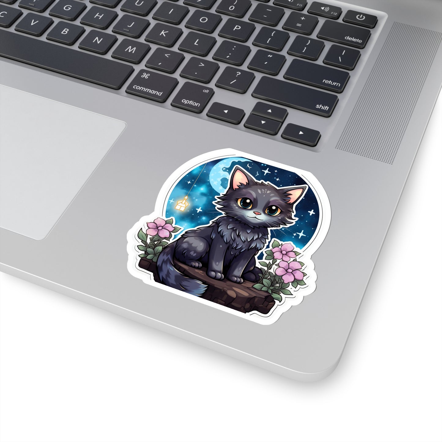 Lunar Kitty's Moonlit Garden Sticker