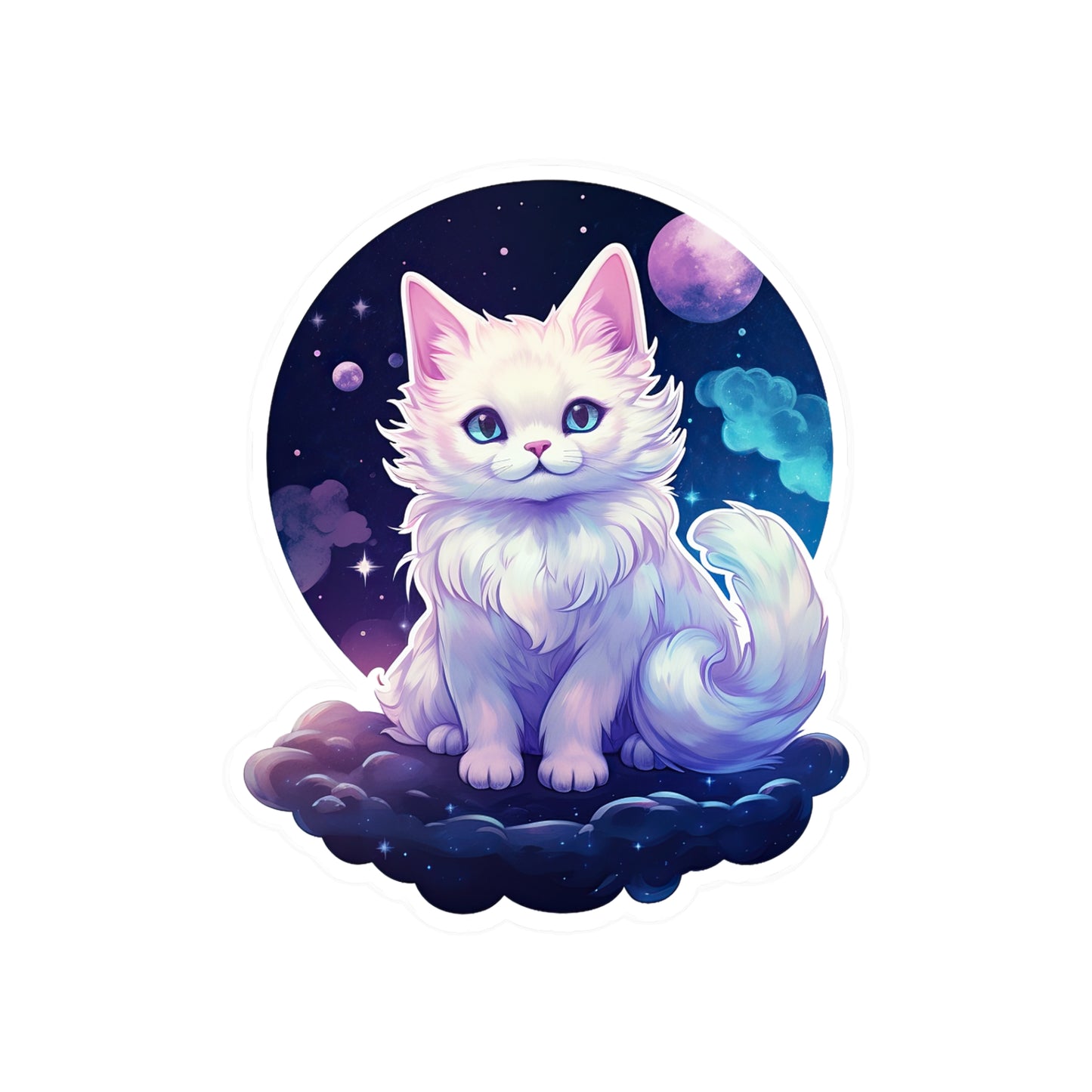 Cosmic Kitty Dreams Sticker