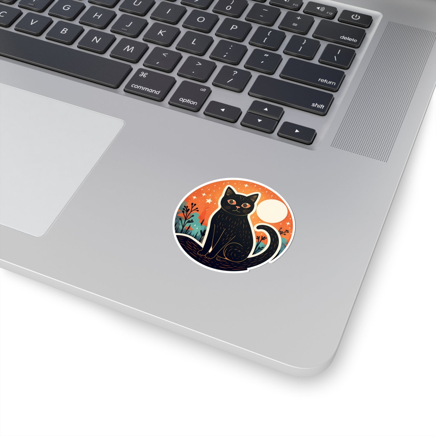 Moonlit Meow Sticker