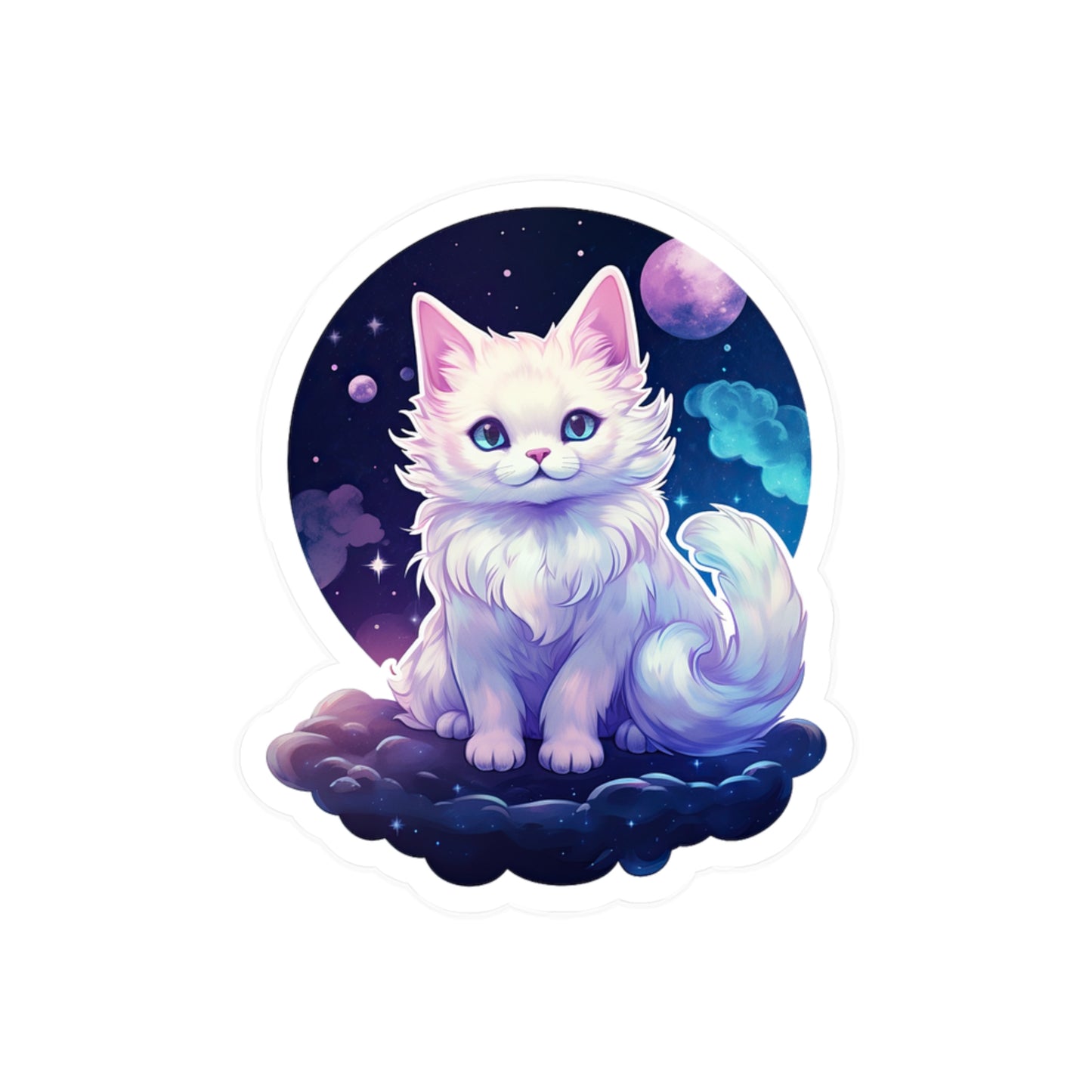 Cosmic Kitty Dreams Sticker