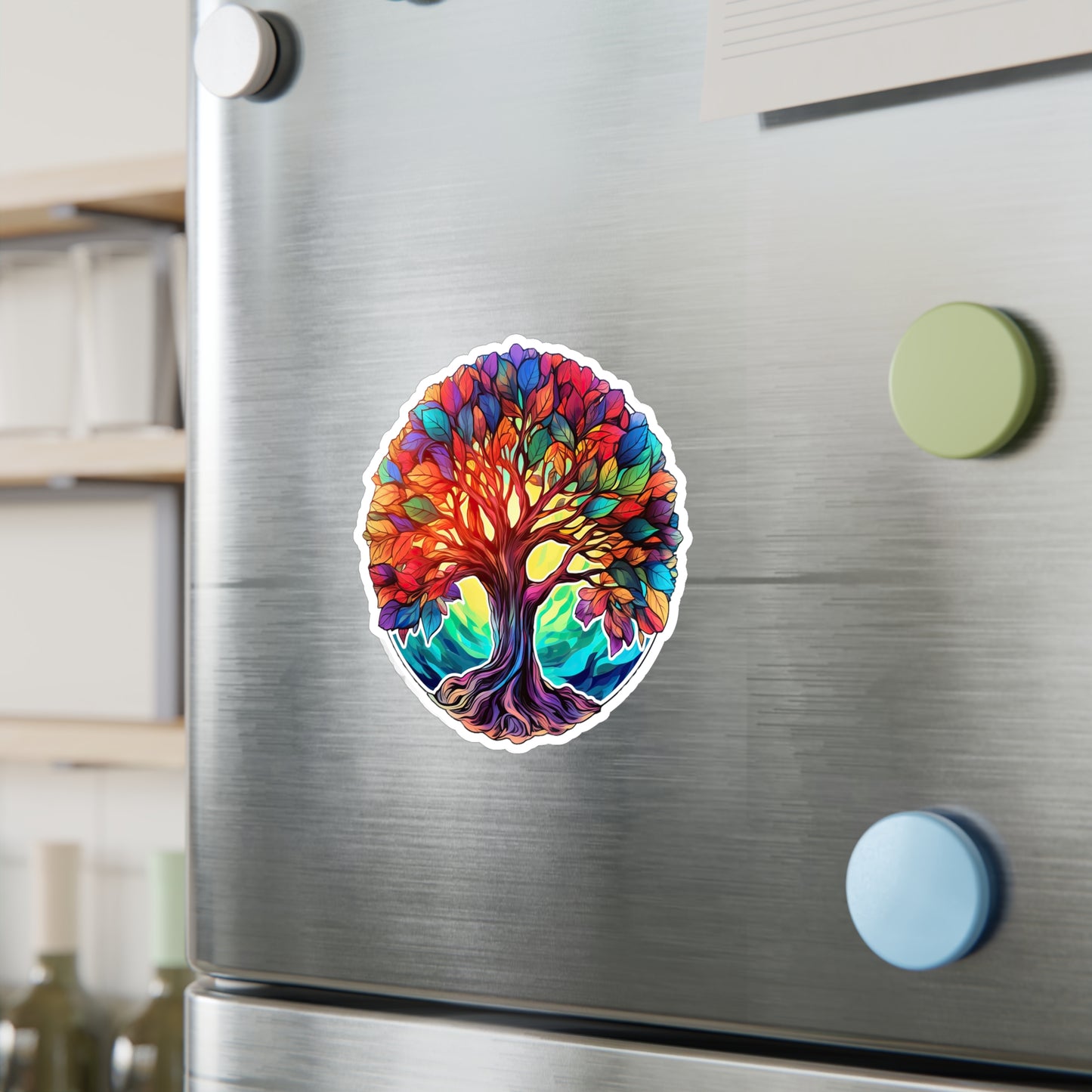 Surreal Tree of Life Sticker