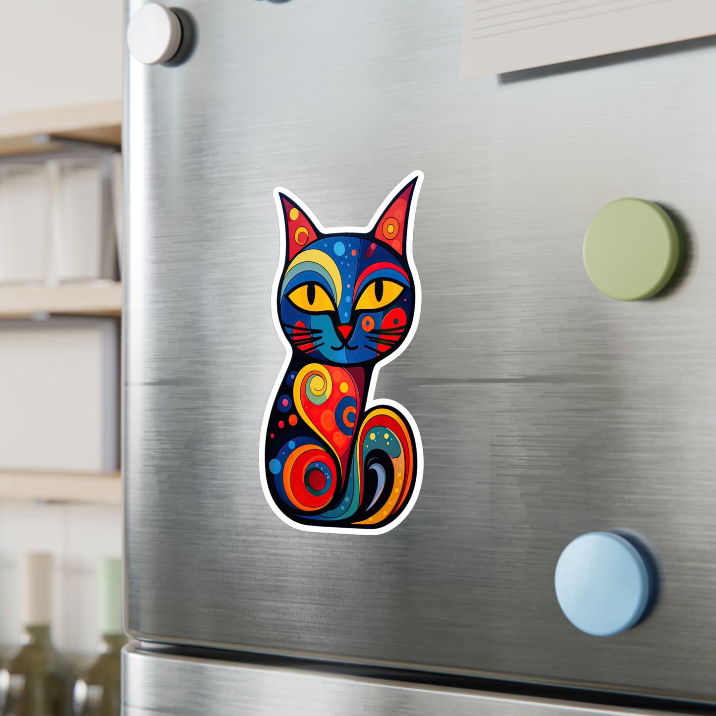 Purr-fectly Adorable Cat Sticker