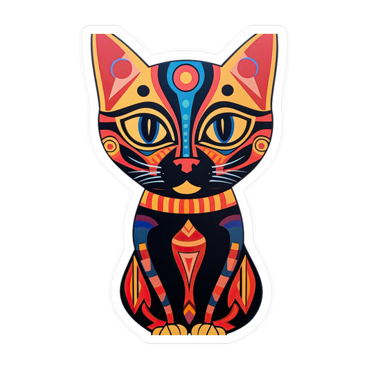 Egyptian Enchanting Cat Sticker