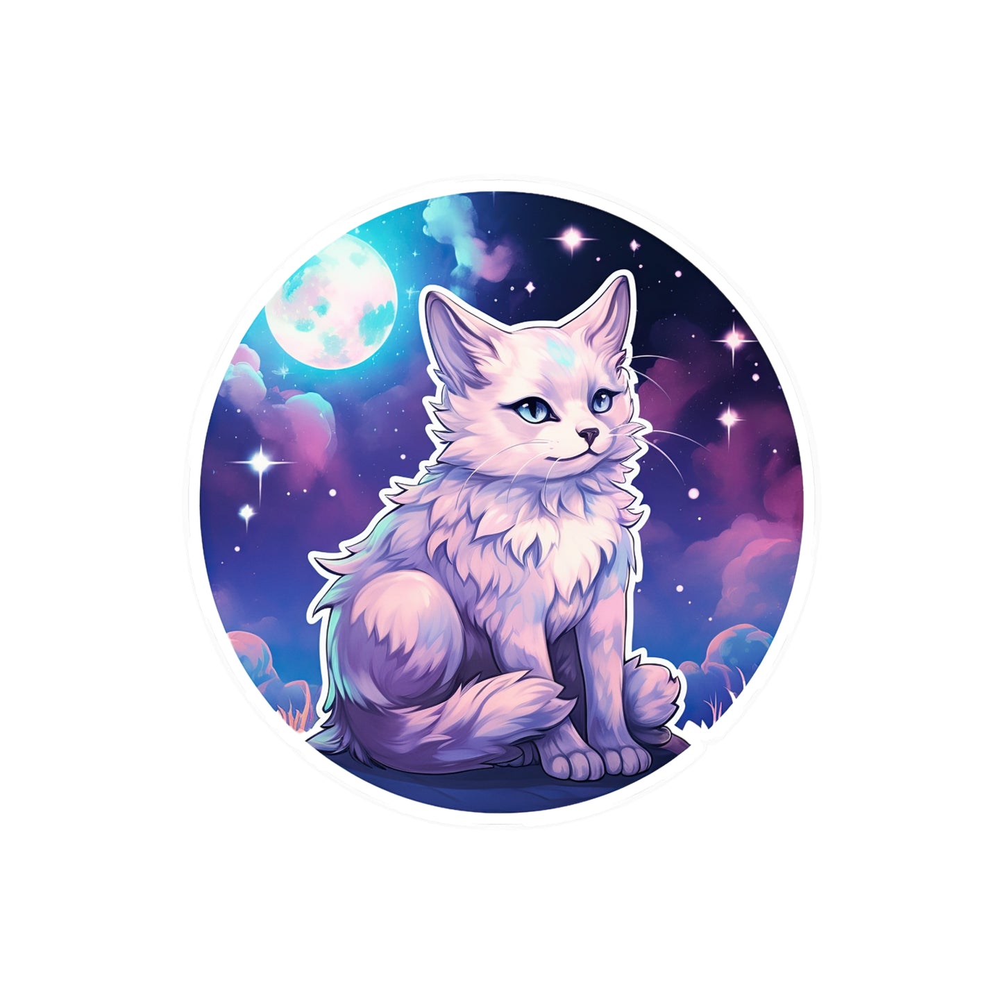 Cosmic Kitty Dreams Sticker