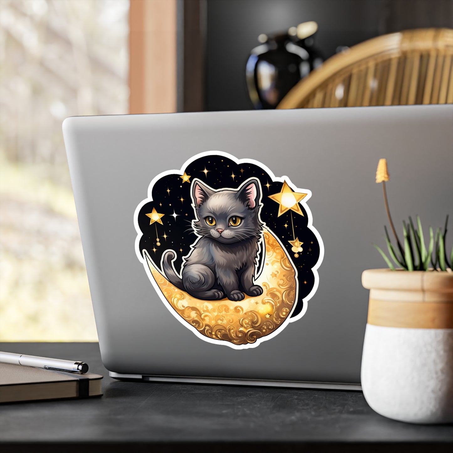 Lunar Kitty Serenade Sticker