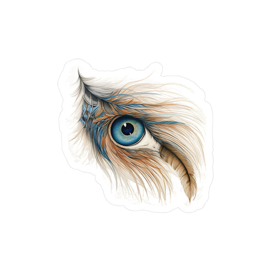 Feline Feather Frenzy - Sticker