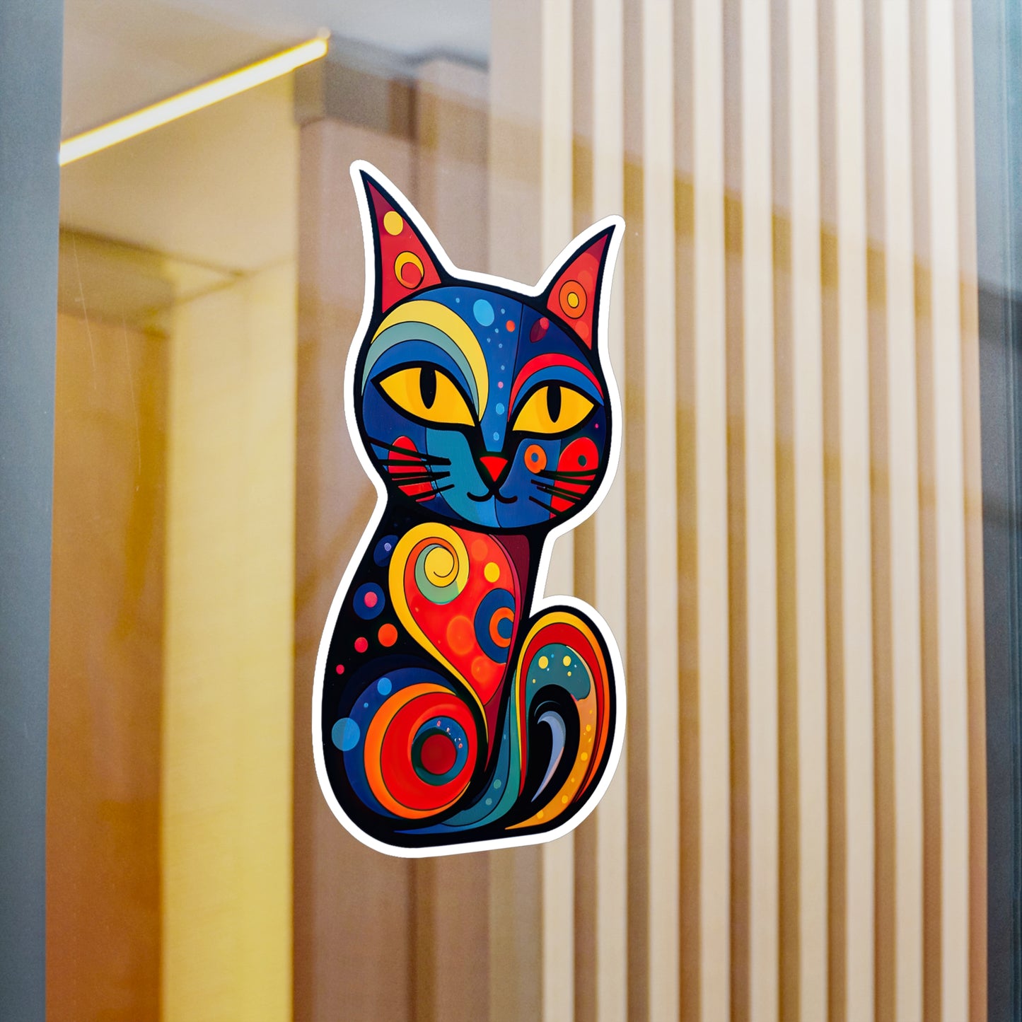 Purr-fectly Adorable Cat Sticker