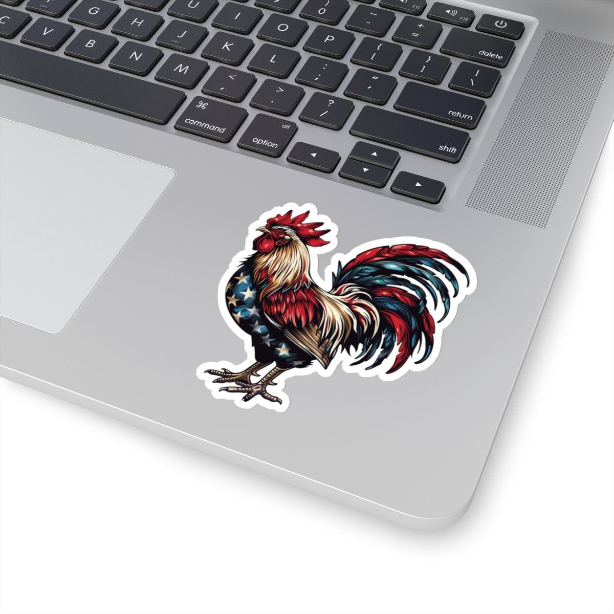 Patriotic Rooster Sticker - American Pride Collection