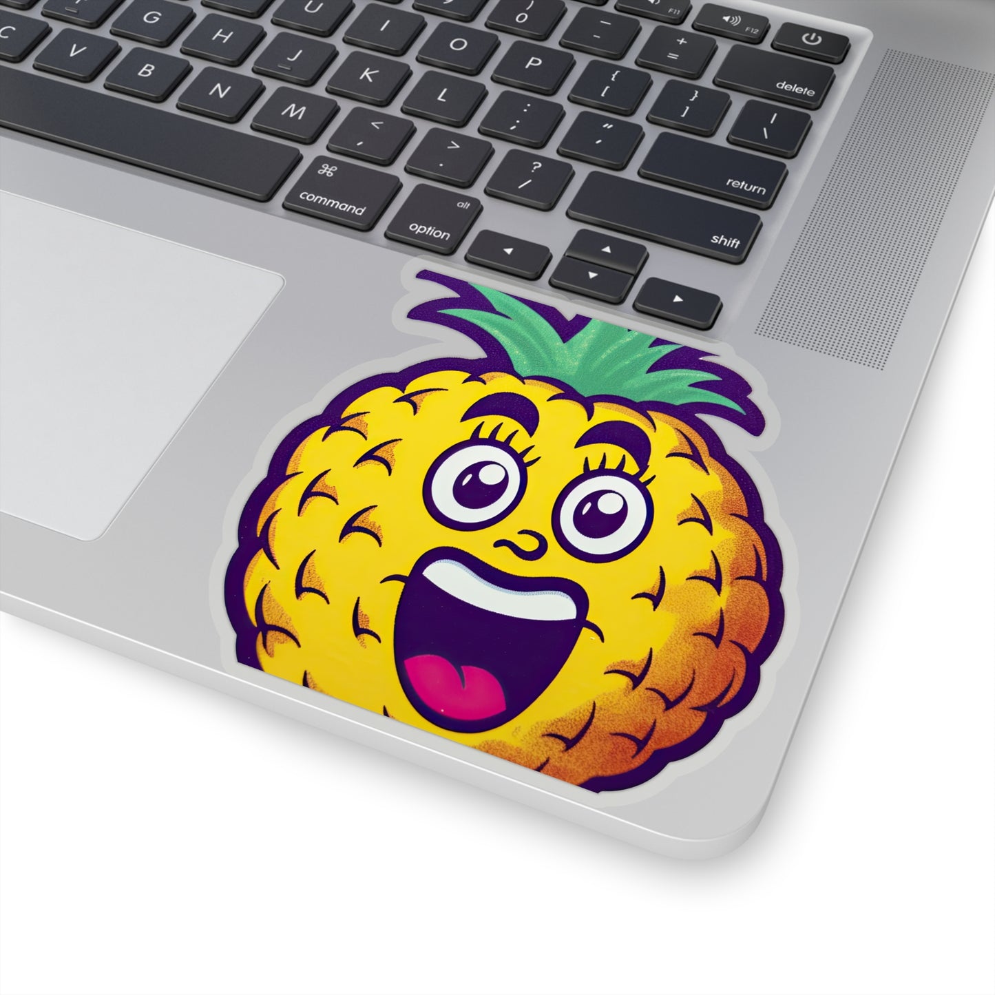 Pineapple Paradise: Vintage Pop Art Cartoon Sticker