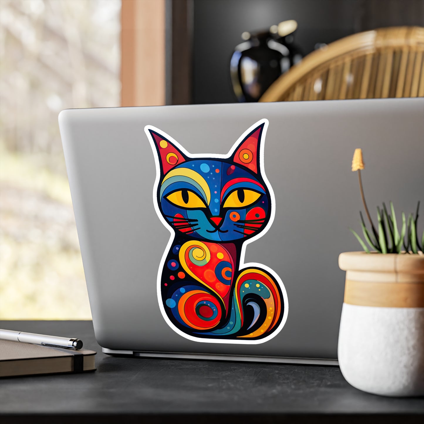 Purr-fectly Adorable Cat Sticker