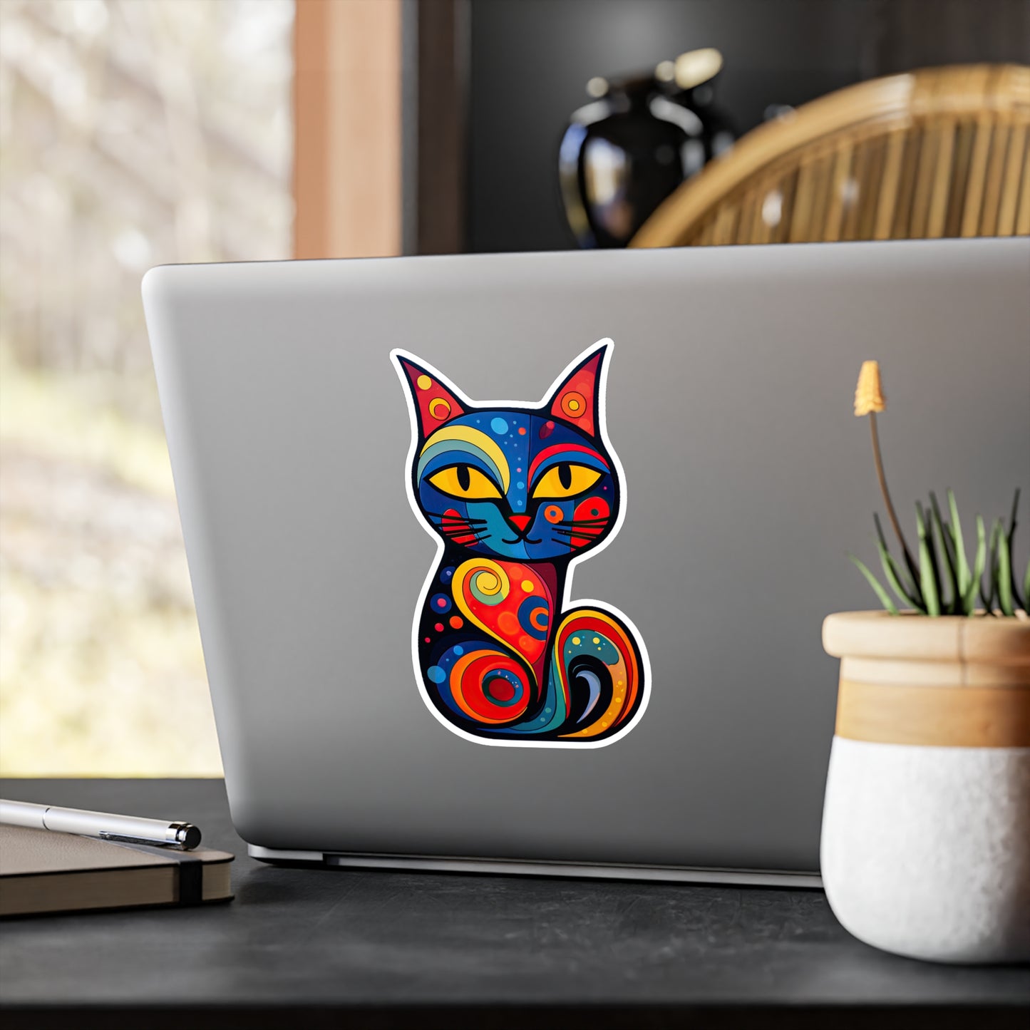 Purr-fectly Adorable Cat Sticker