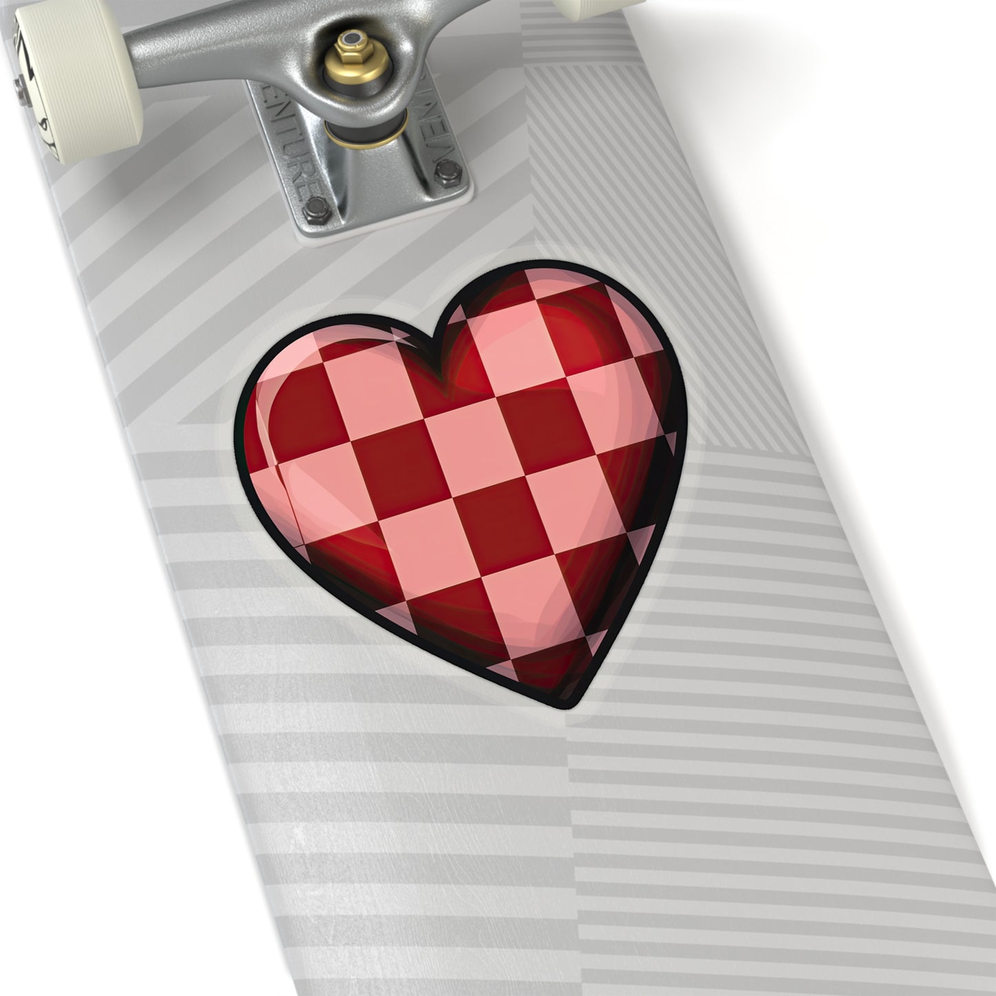 Chic Checkered Charm Sticker