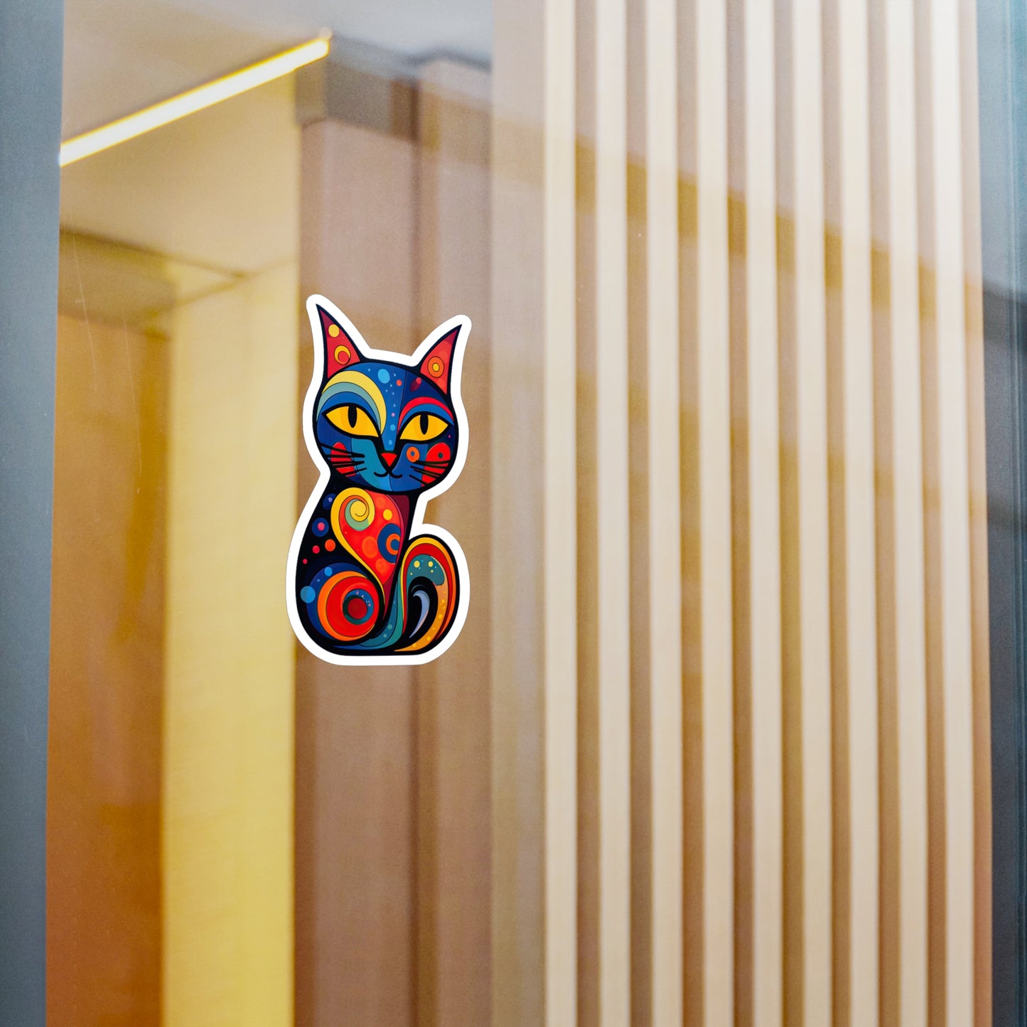 Purr-fectly Adorable Cat Sticker