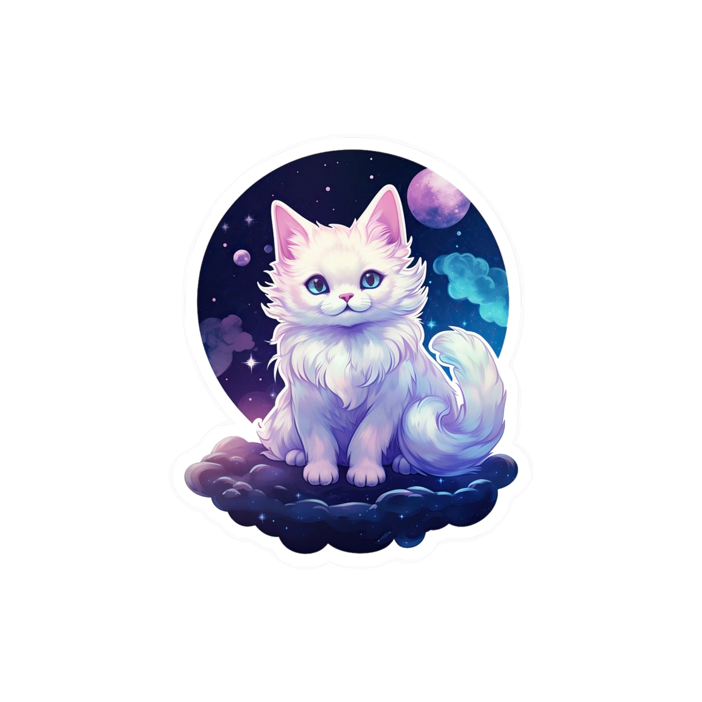 Cosmic Kitty Dreams Sticker