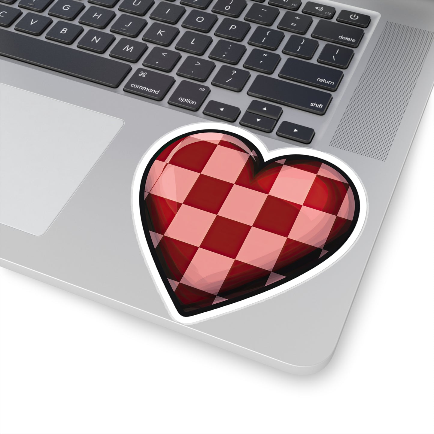 Chic Checkered Charm Sticker