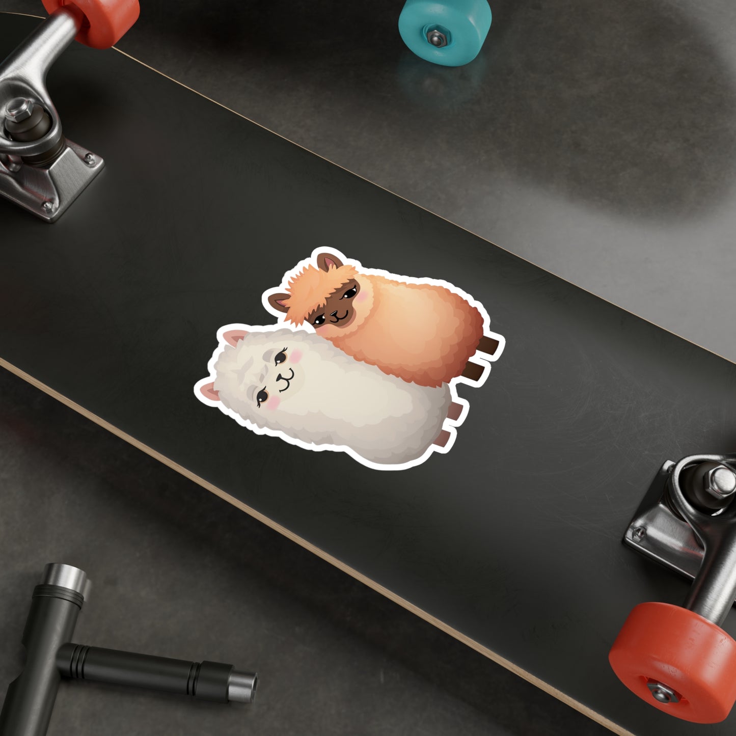 Adorable Curious Alpacas Sticker - Ultimate Cuteness | Must-Have Collectible Design