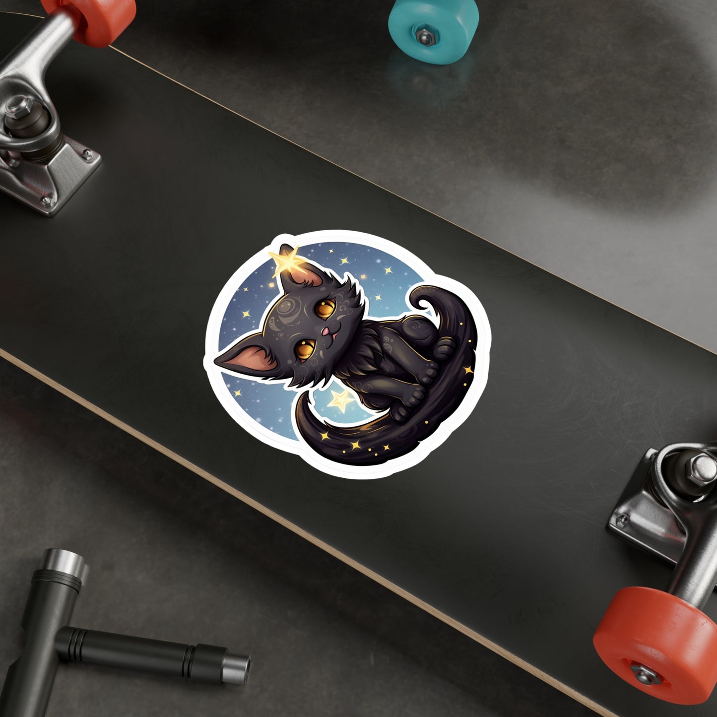 Majestic Lunar Kitty Sticker