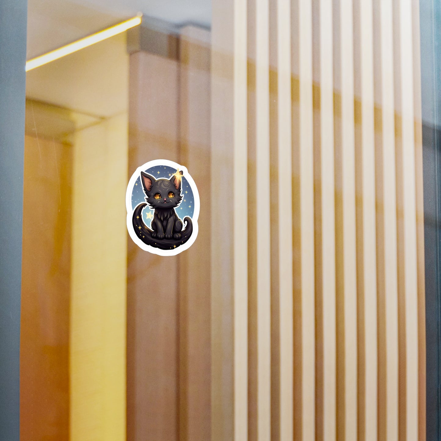 Majestic Lunar Kitty Sticker