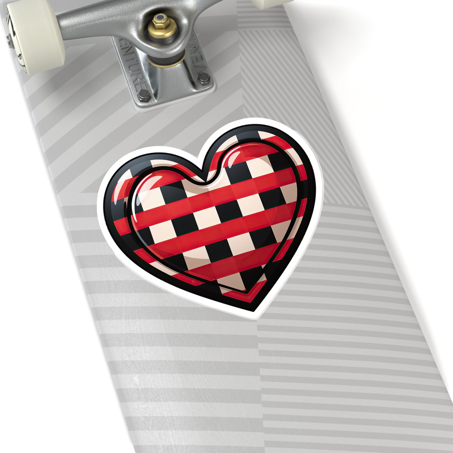 Chic Checkered Delight Sticker