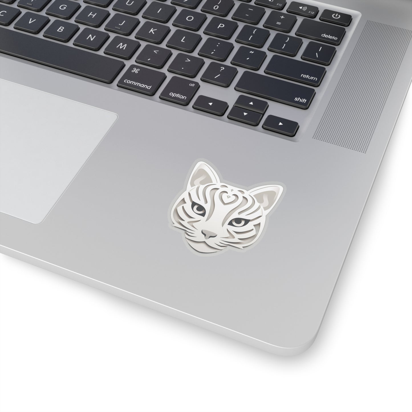 Purrfectly Adorable Cat Face Sticker