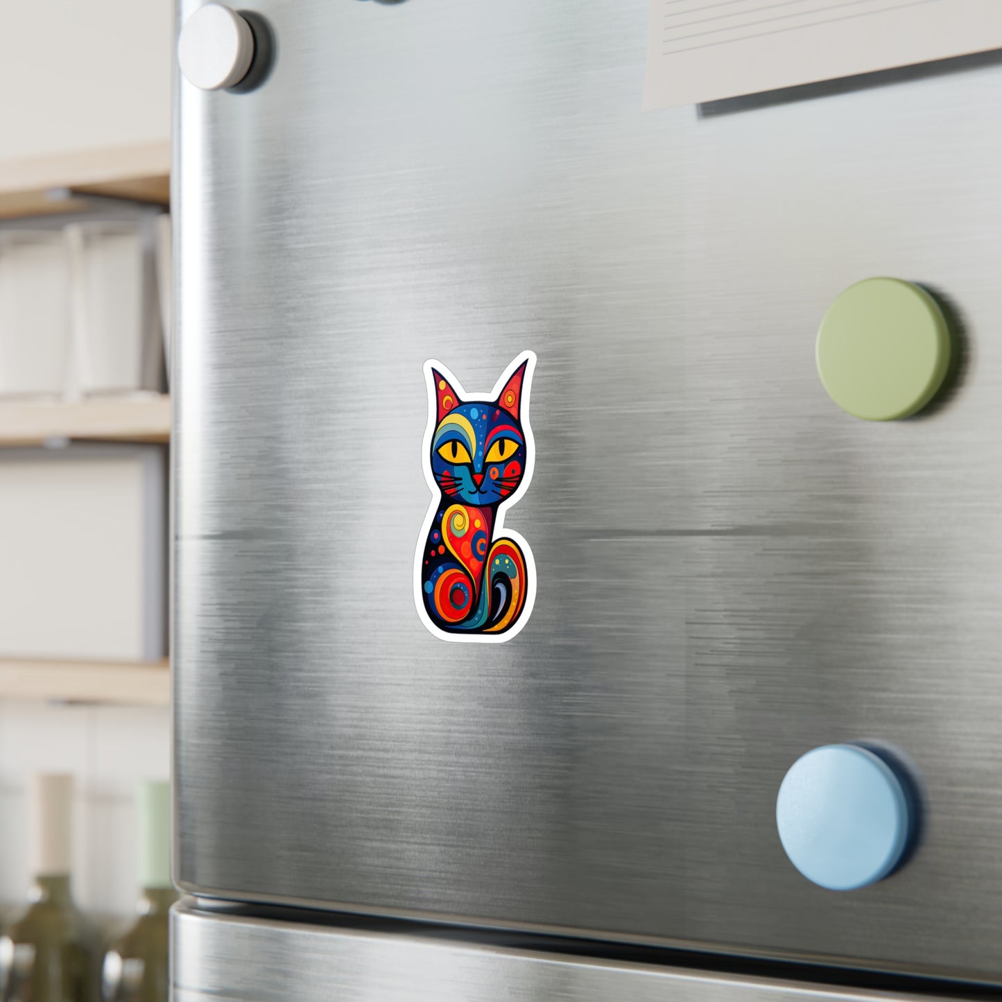 Purr-fectly Adorable Cat Sticker