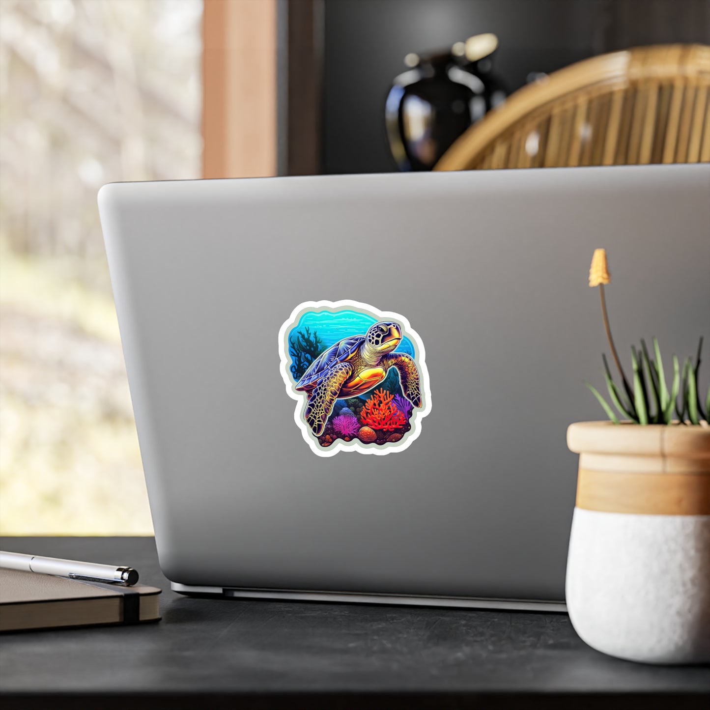 Reef Rhapsody: Hawksbill Turtle Sticker