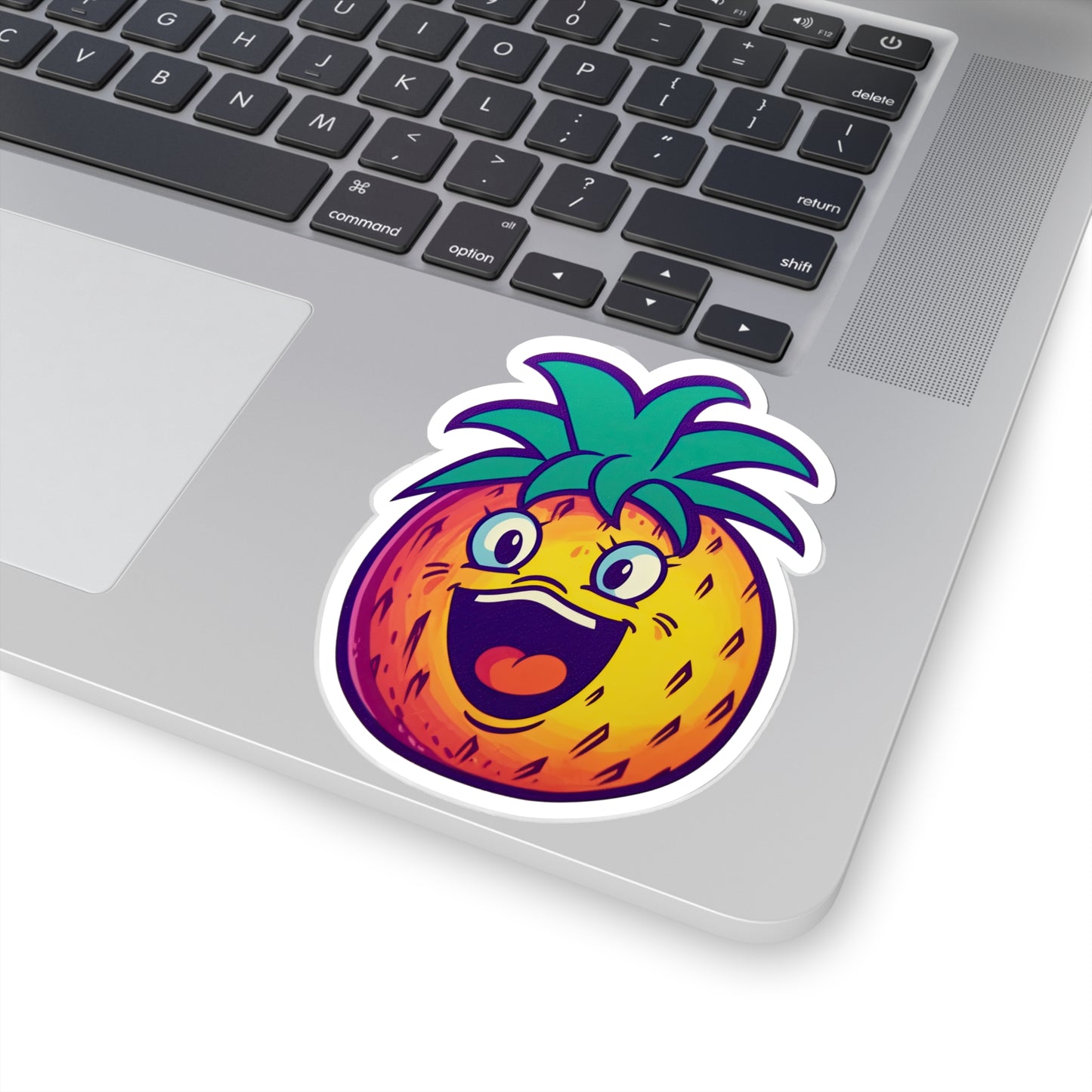 Retro Pineapple Whimsy Sticker