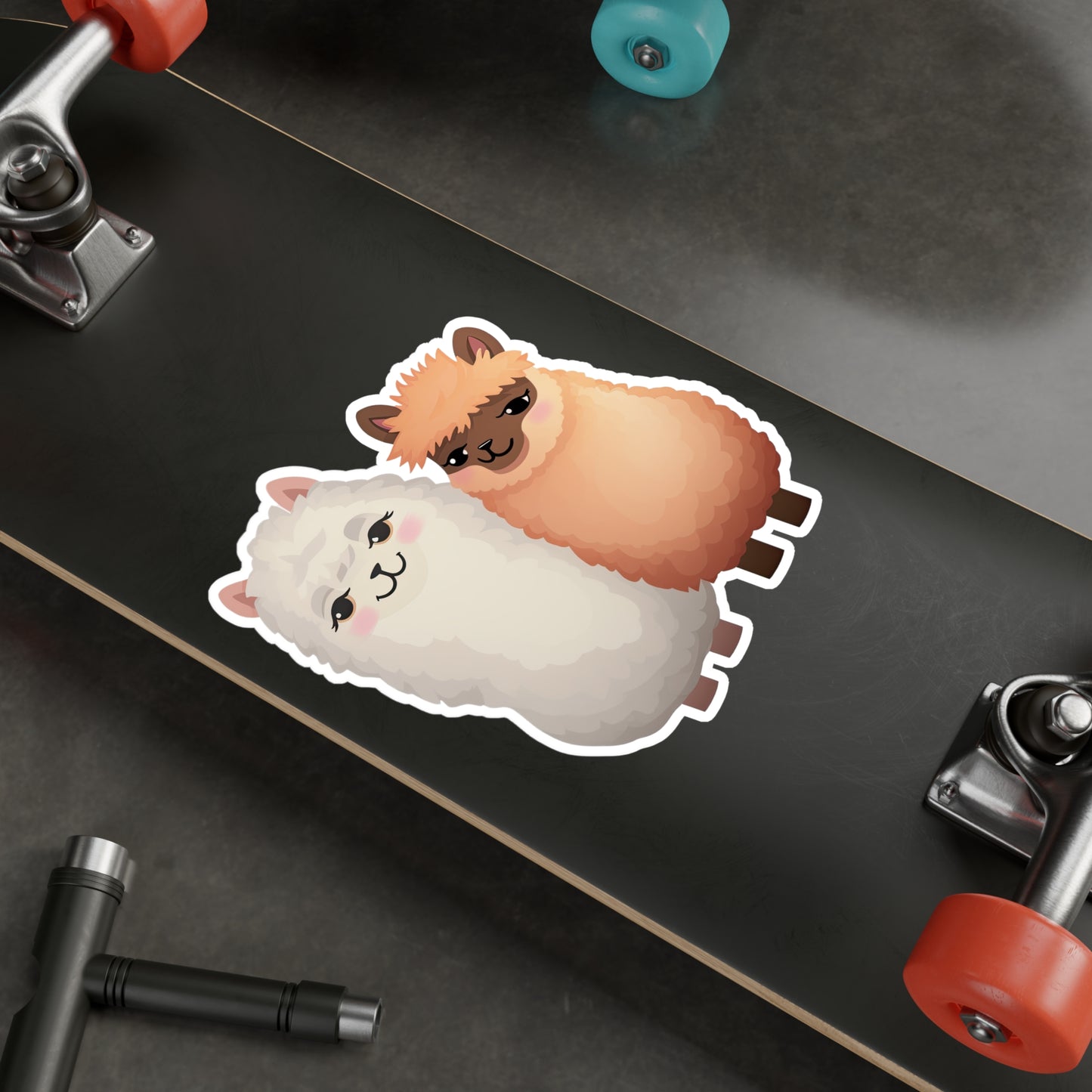 Adorable Curious Alpacas Sticker - Ultimate Cuteness | Must-Have Collectible Design