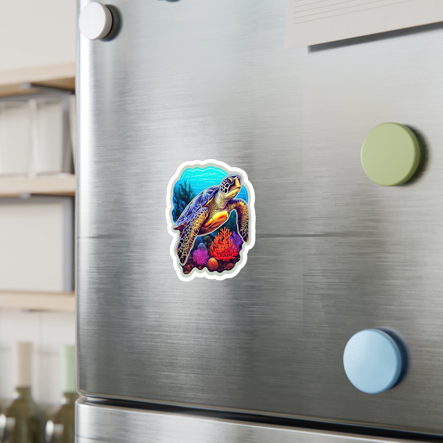 Reef Rhapsody: Hawksbill Turtle Sticker