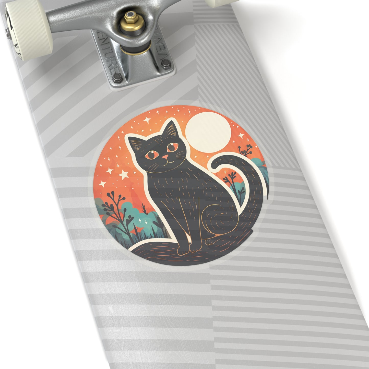 Moonlit Meow Sticker