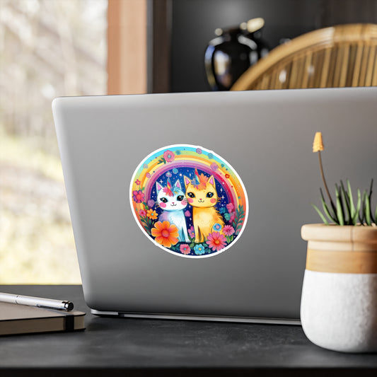 Mystical Caticorn Fantasia Sticker