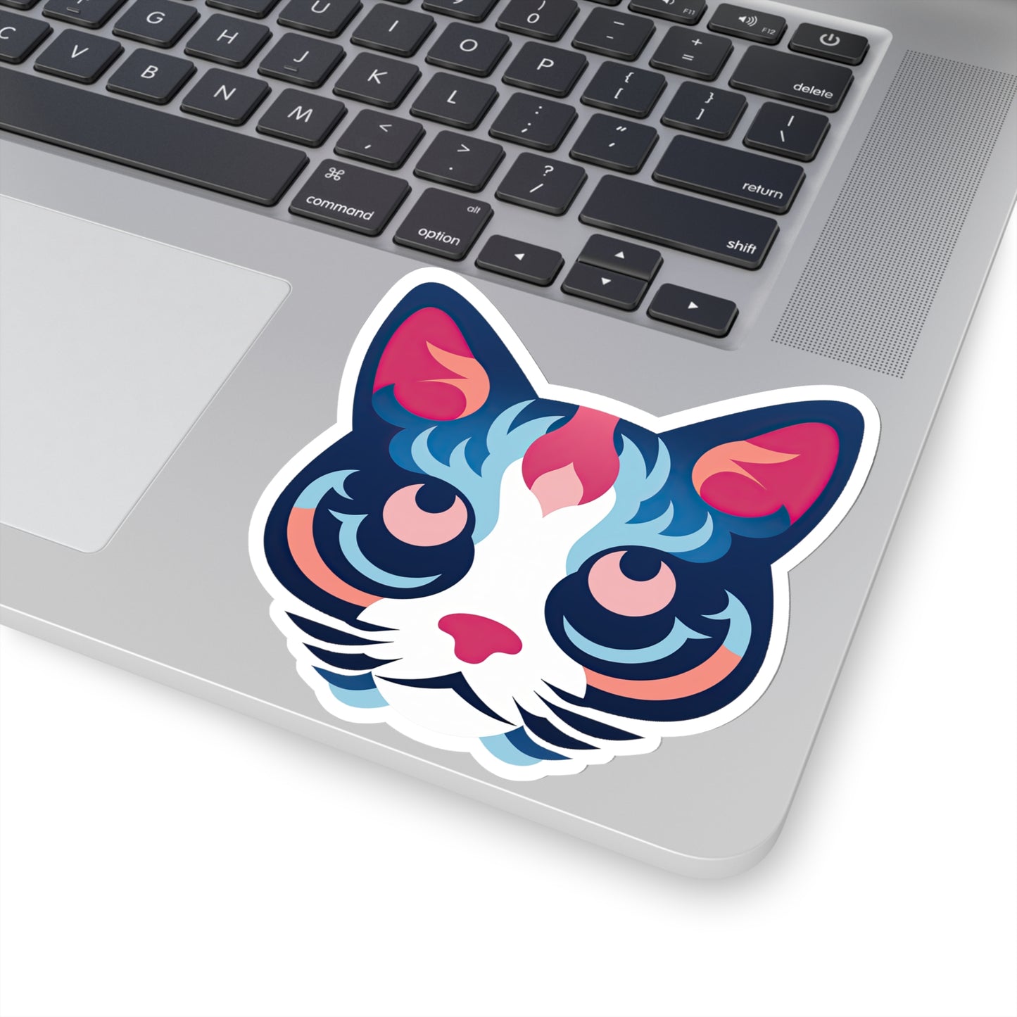 Purrfectly Adorable Cat Face Sticker