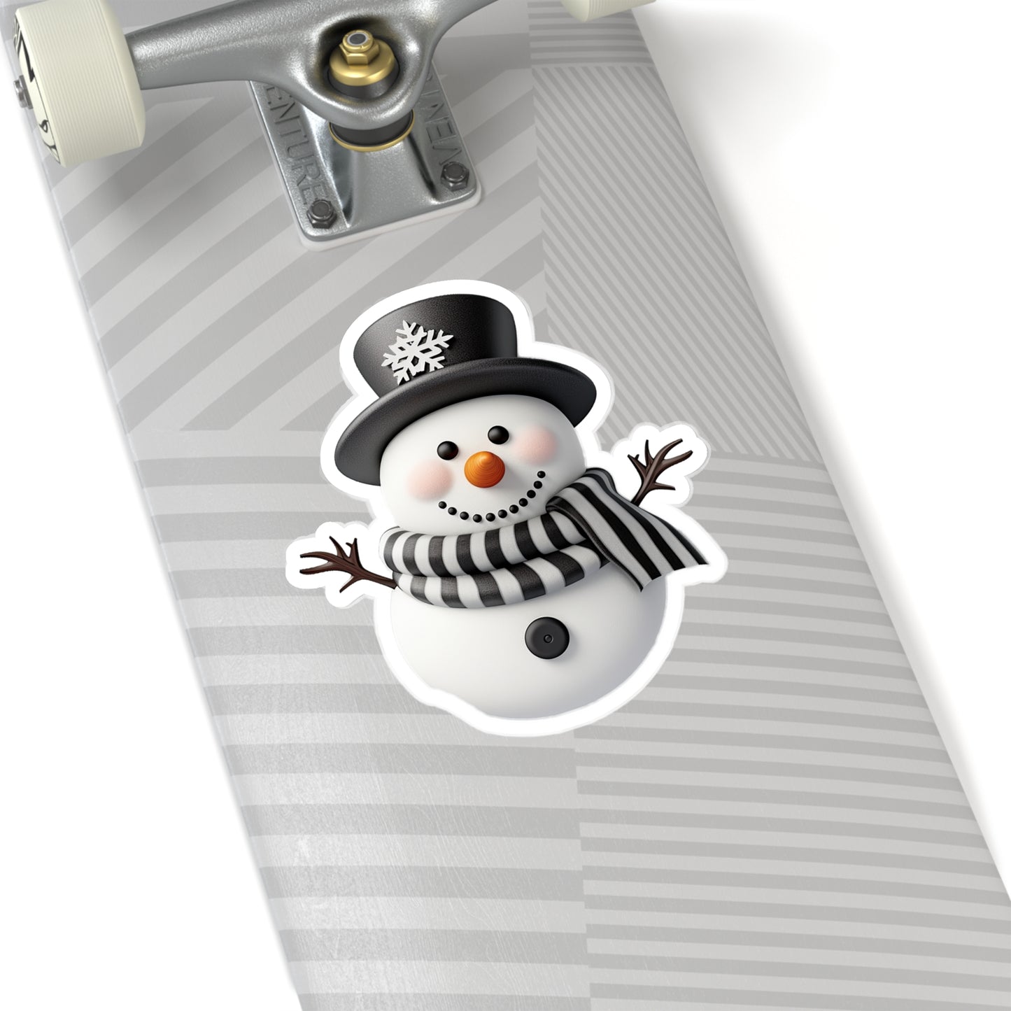 Monochrome Magic: 3D Sticker