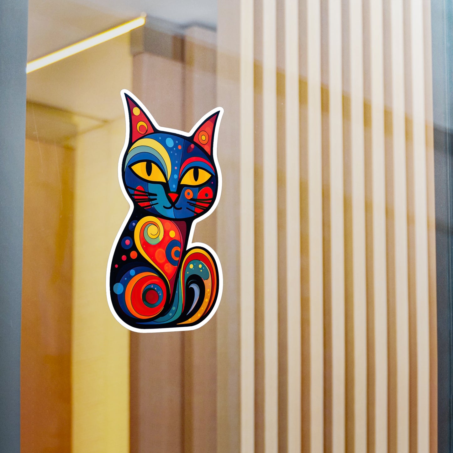 Purr-fectly Adorable Cat Sticker