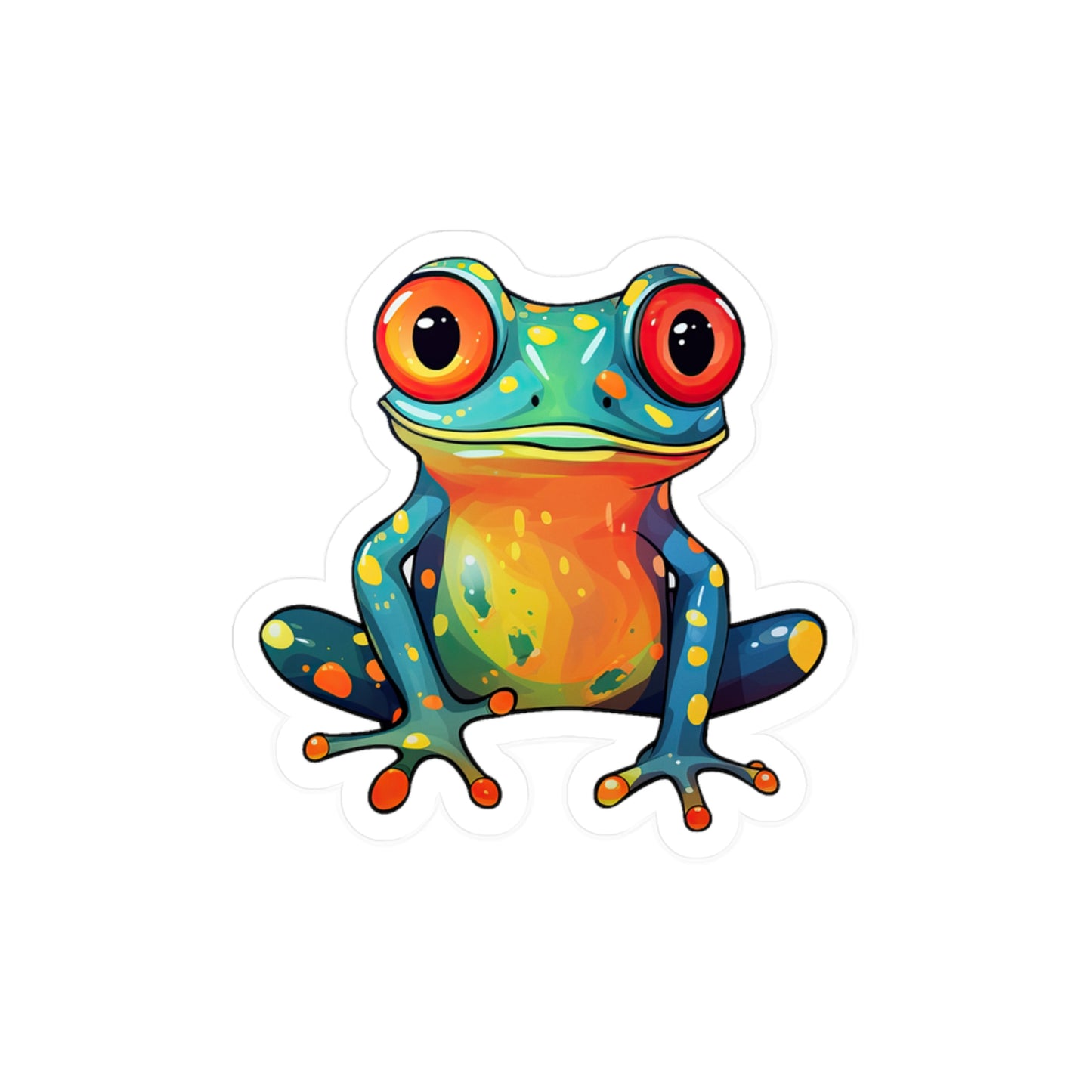 Froggy Fun Sticker