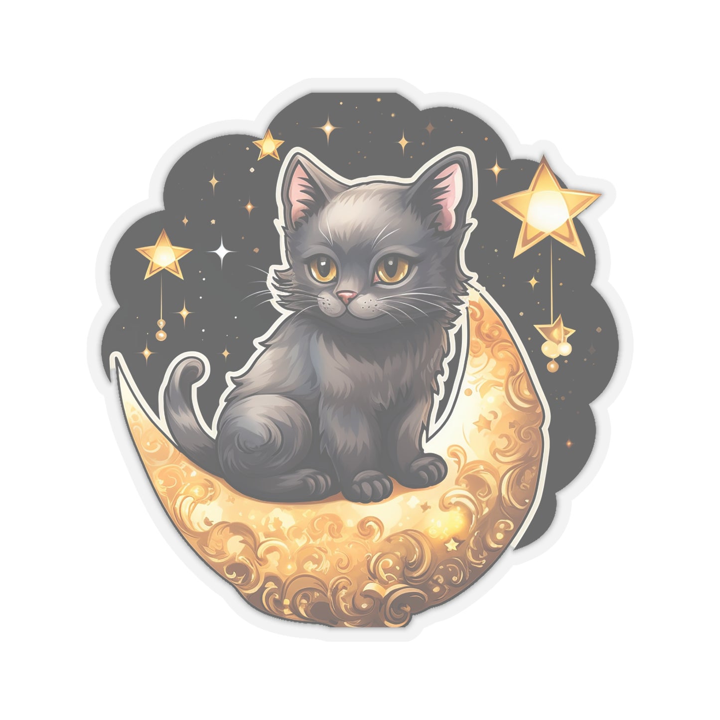 Lunar Kitty Serenade Sticker