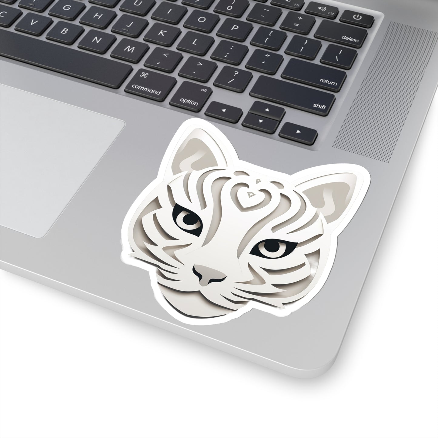 Purrfectly Adorable Cat Face Sticker