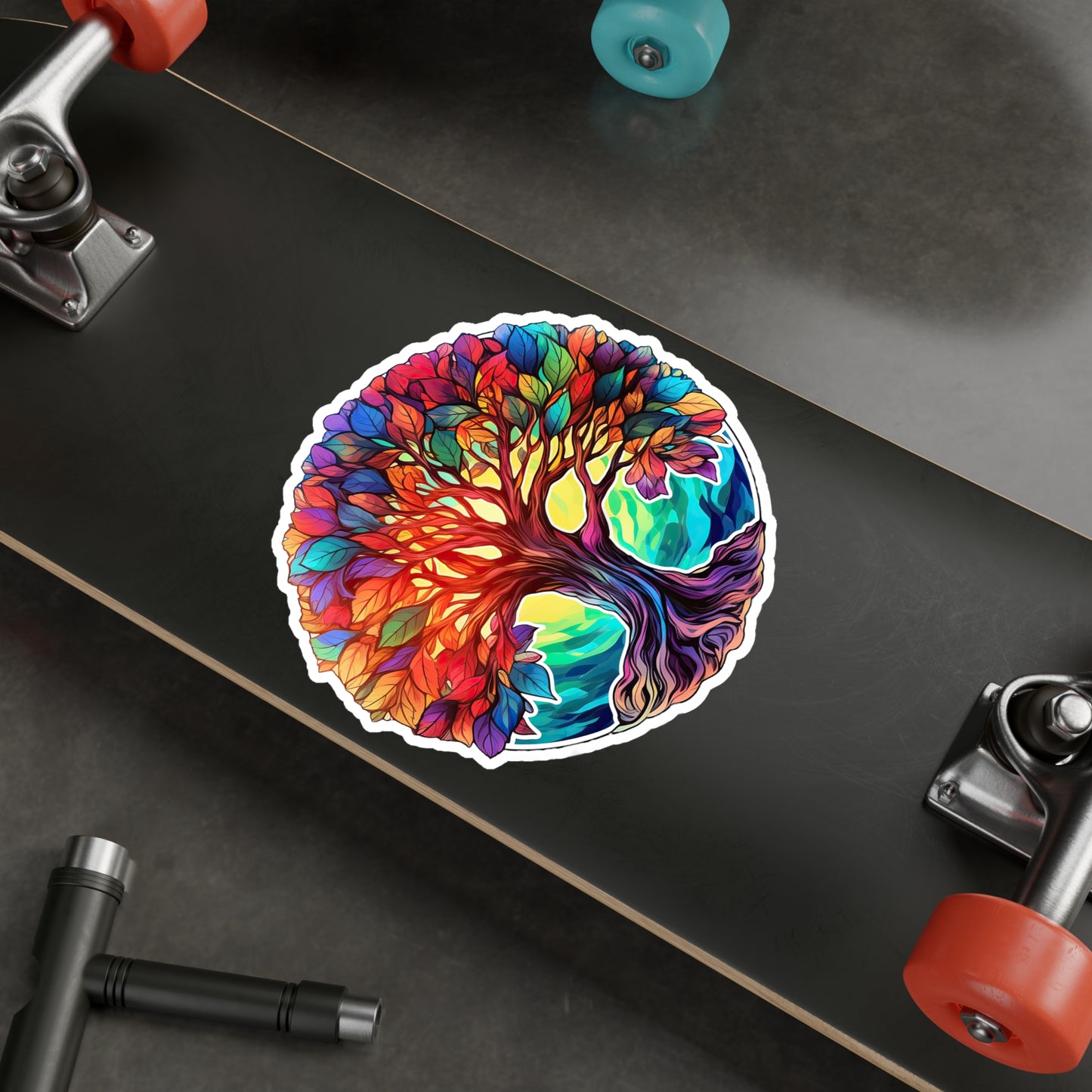 Surreal Tree of Life Sticker