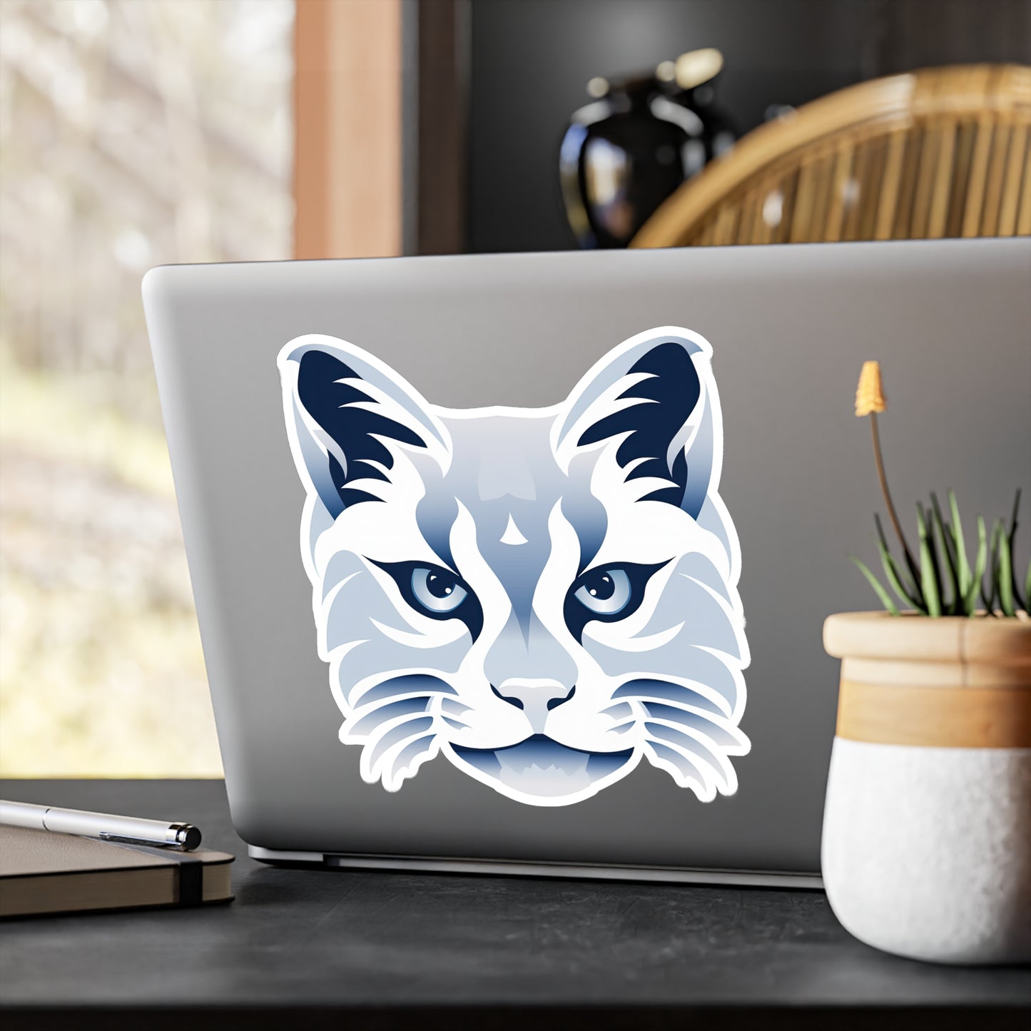 Whiskers and Purrfection Sticker