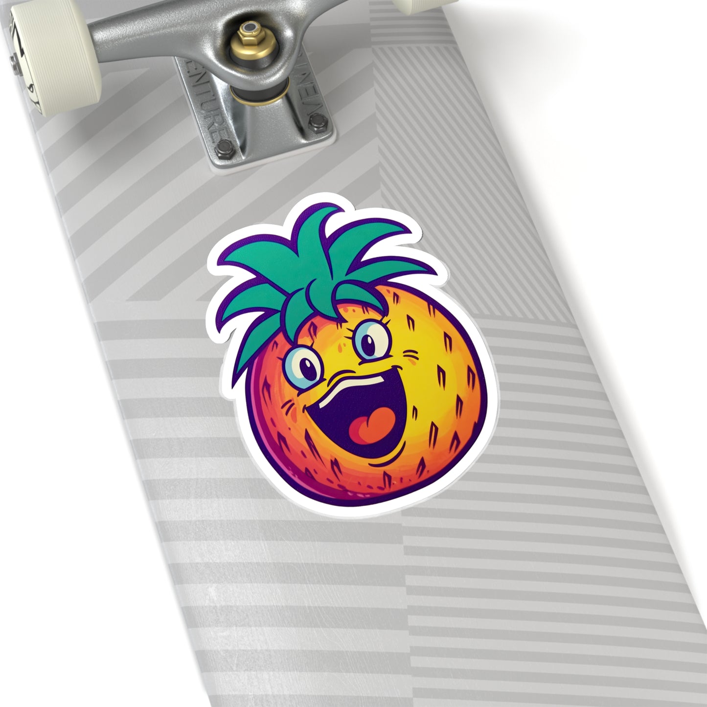 Retro Pineapple Whimsy Sticker