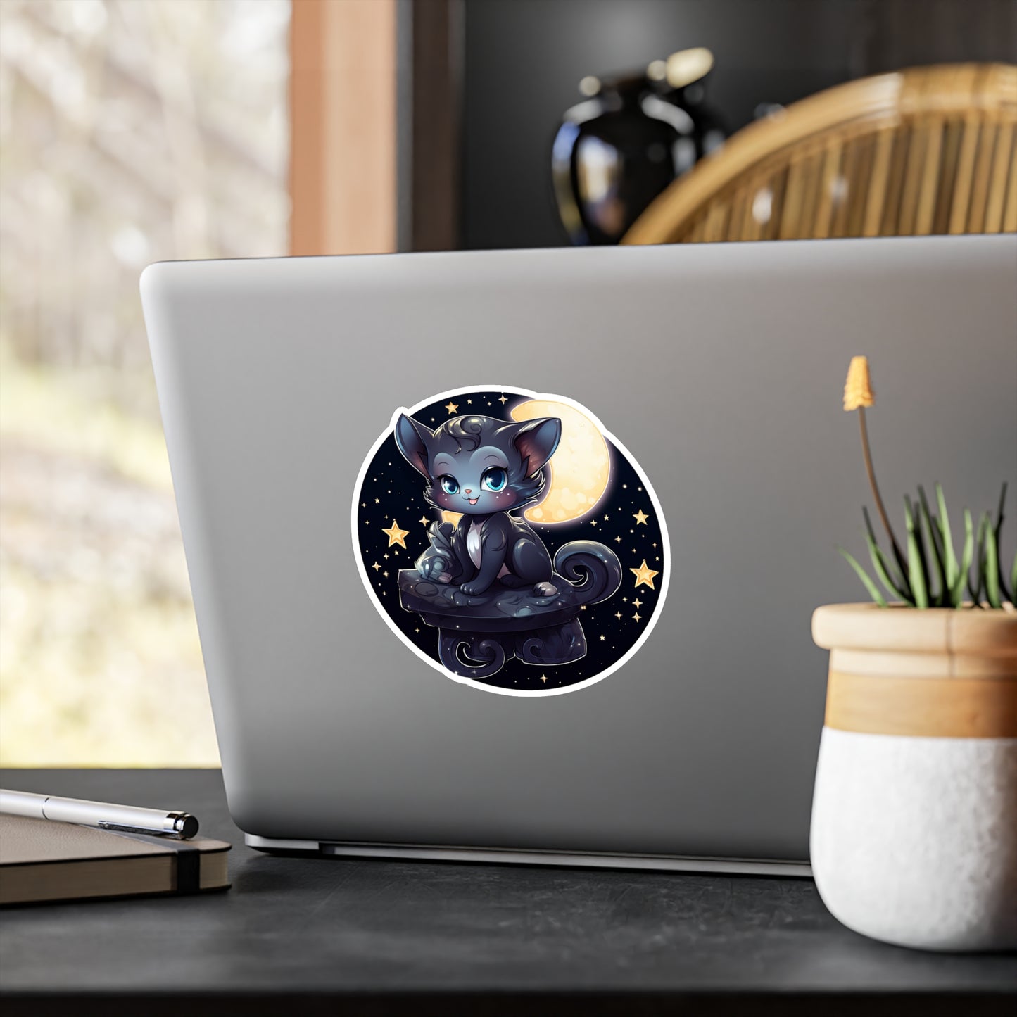 Lunar Kitty: Moonlit Magic Sticker