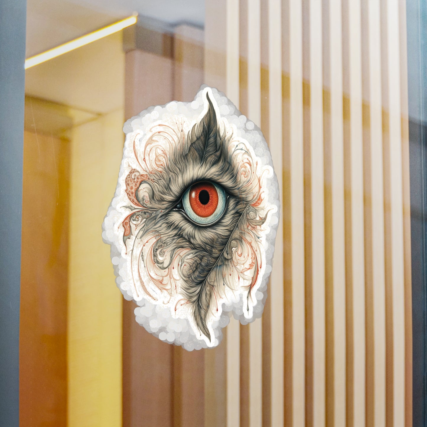 Feathery Felines Sticker